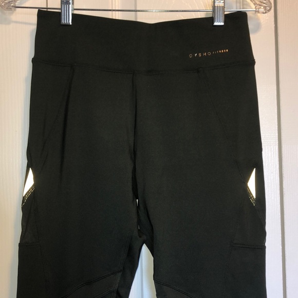 Oysho 3/4 Length Sheer Panel Leggings - Picture 4 of 7